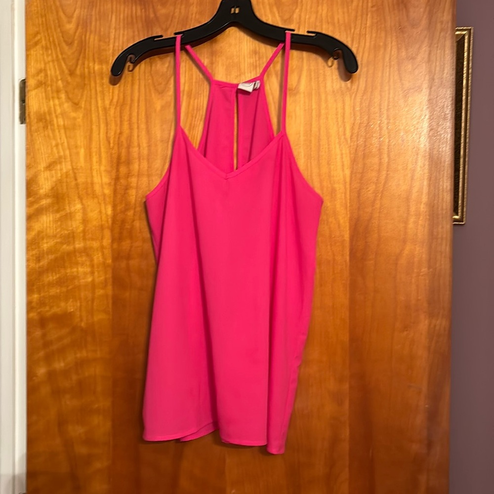 Bright pink top